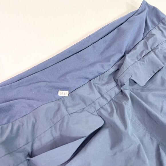Athleta Skort Women 24 Blue Mini Soho Elastic Waistband Poly Spandex Navy Shorts - Picture 7 of 9
